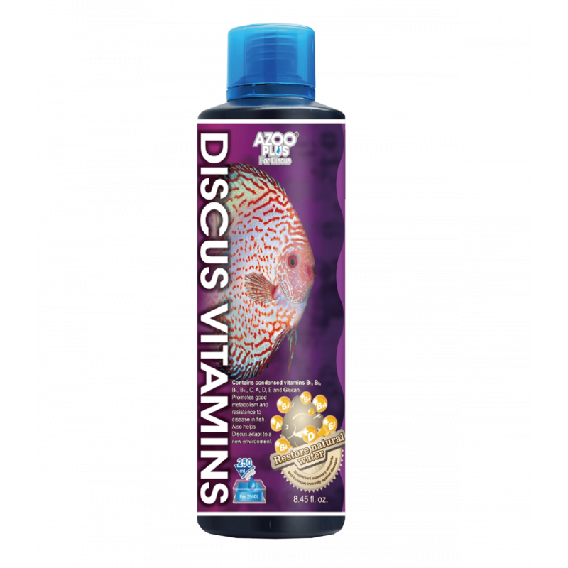 DISCUS VITAMINS PLUS 250ML AZOO DISCUS VITAMINS PLUS 250ML AZOO