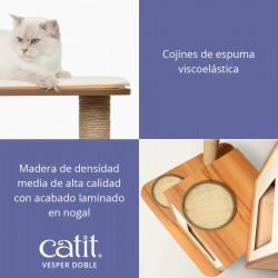 Rascador para gatos DOBLE ( Envio gratis )