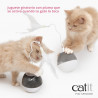 Dispensador se snacks y juguete con pluma para gatos Catit PIXI Spinne