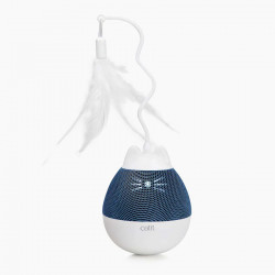 Dispensador se snacks y juguete con pluma para gatos Catit PIXI Spinne