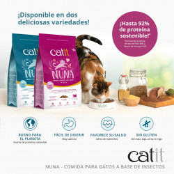 Catit Nuna 2,5 kg - Receta de pollo .Pienso para gatos a base de prote