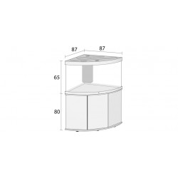 Juwel Acuario Trigon 350 L blanco o negro con mesa