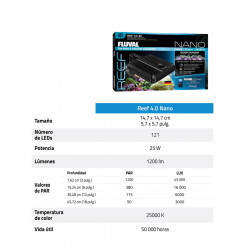 Fluval LED Nano Reef 4.0 (25W)   Envio gratis