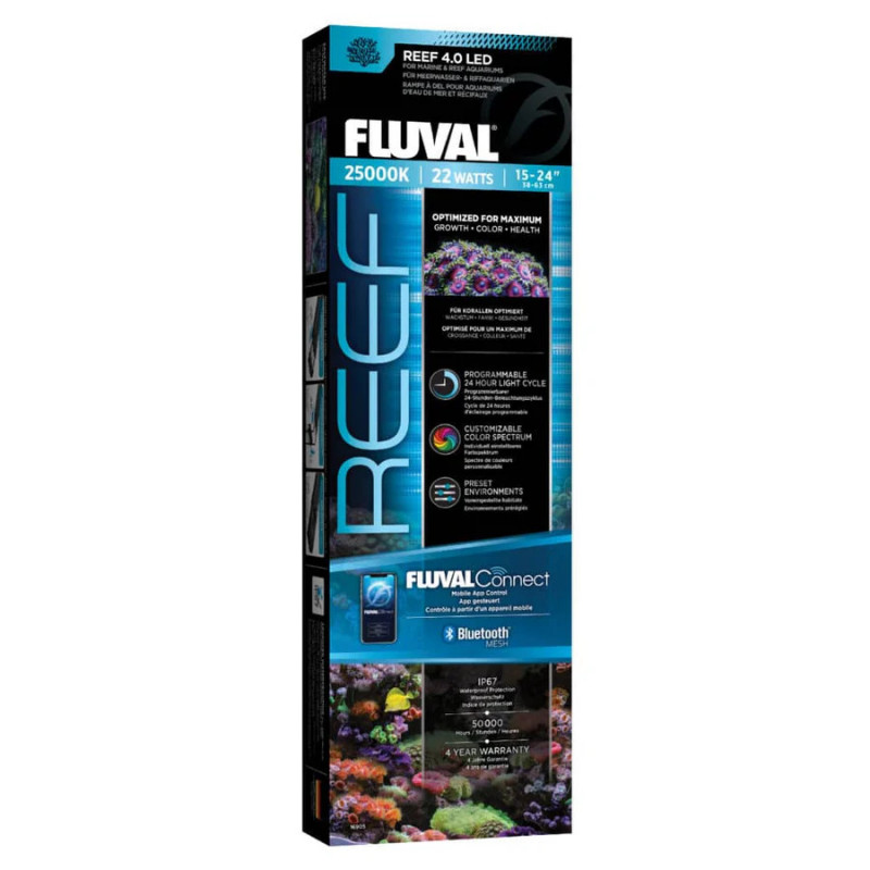 Pantalla Fluval Reef 4.0 LED ( 117-155 cm ) 59 w Pantalla Fluval Reef 4.0 LED ( 117-155 cm ) 59 w
