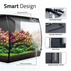 Kit de acuario Fluval Flex 2.0 57 LITROS ( ENVIO GRATIS )