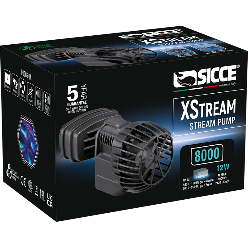 BOMBA MOVIMIENTO XSTREAM 8000 L/H DE SICCE
