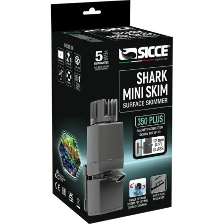 SHARK MINI SKIM 350 SKIMMER de superficie hasta 12mm