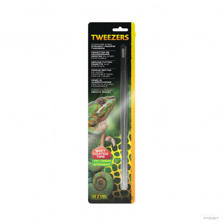 Pinza Recta para alimentación de reptiles Exo Terra