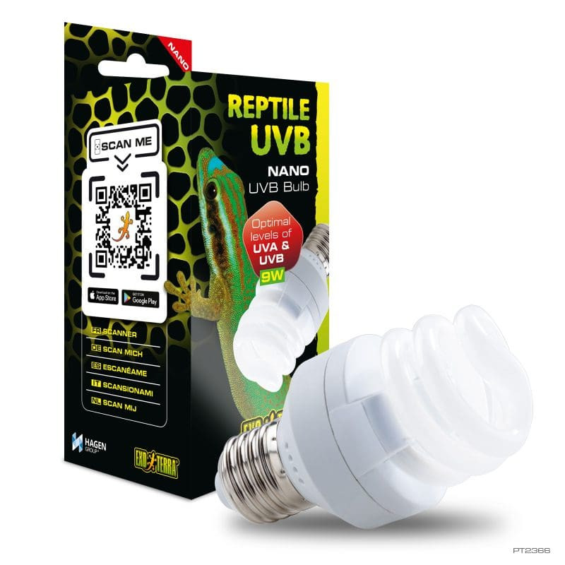 Bombilla Bajo Consumo  Reptile UVB Nano 9w Exo Terra