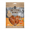 Twists envueltos en pollo para perros Zoë Better Bones Pack de 10
