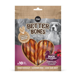Twists envueltos en pollo para perros Zoë Better Bones Pack de 10