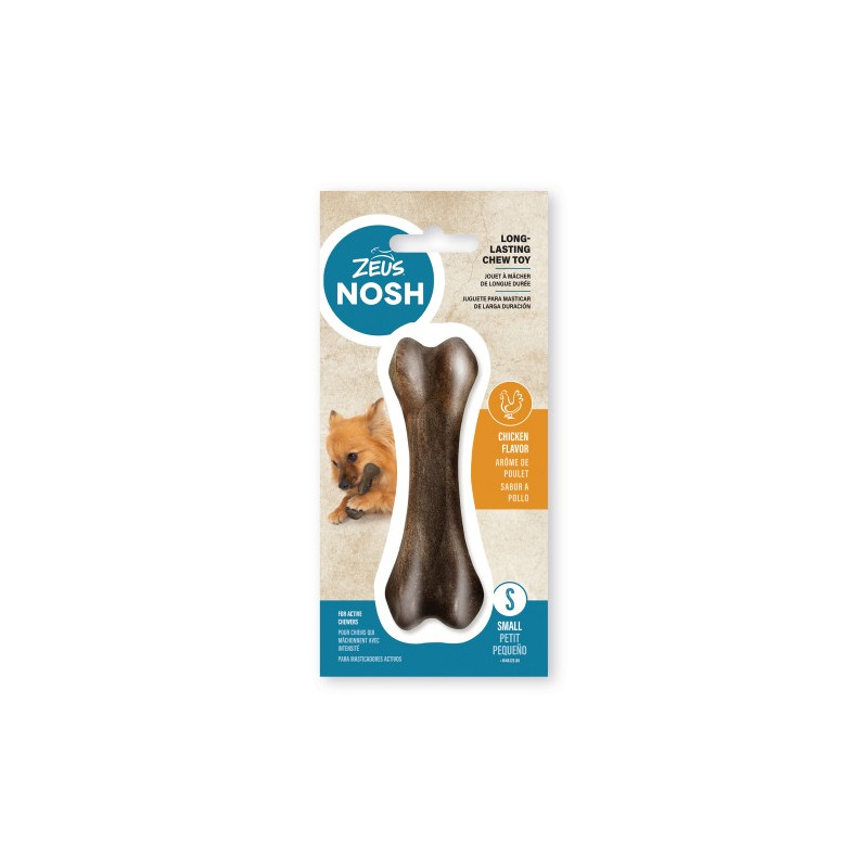 Hueso mordedor con aroma para cachorro Zeus Nosh Flexible