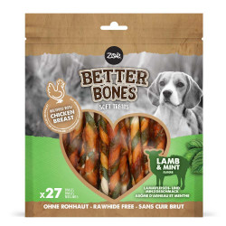 Twists envueltos en pollo para perros Zoë Better Bones Pack de 27