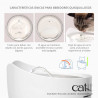 Fuente para gatos de acero inoxidable Catit PIXI