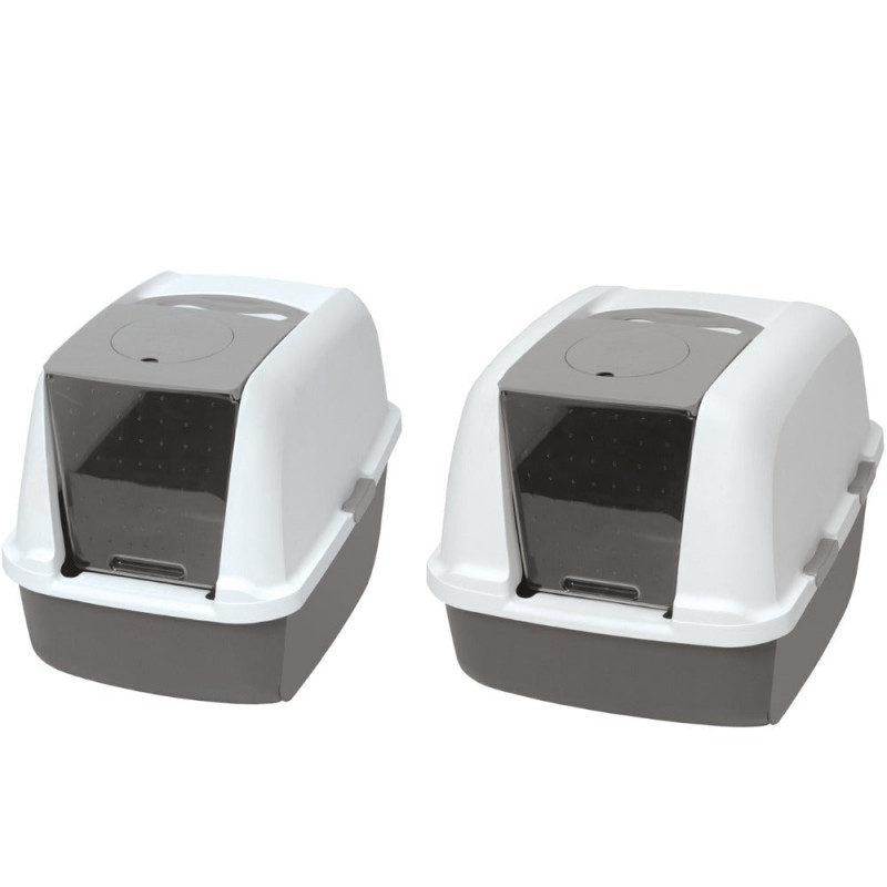 Arenero cerrado para gatos con control de olores Catit Airsift