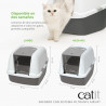 Arenero cerrado para gatos con control de olores Catit Airsift