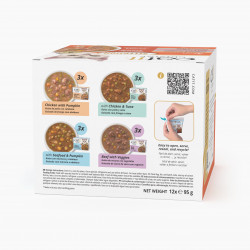 Catit Cuisine Selection Guisos para Gatos - Pack Variado de 12