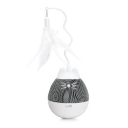 Dispensador se snacks y juguete con pluma para gatos Catit PIXI Spinner