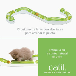 Circuitos con pelota para gatos Catit Senses