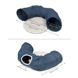 Túnel para gatos con cojín Catit Vesper Tunnel