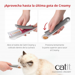 Cuchara para snacks para gatos Catit Creamy