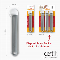 Cuchara para snacks para gatos Catit Creamy