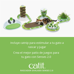 Rascador Ovalado de cartón Catit Senses