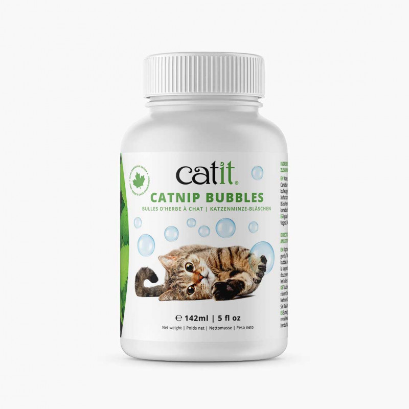 Catnip en Burbujas para gatos Catit
