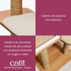 Árbol rascador para gatos Catit Vesper High Base