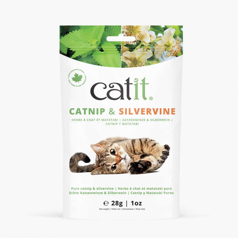 Mezcla de Catnip y Matatabi secos para gatos Catit