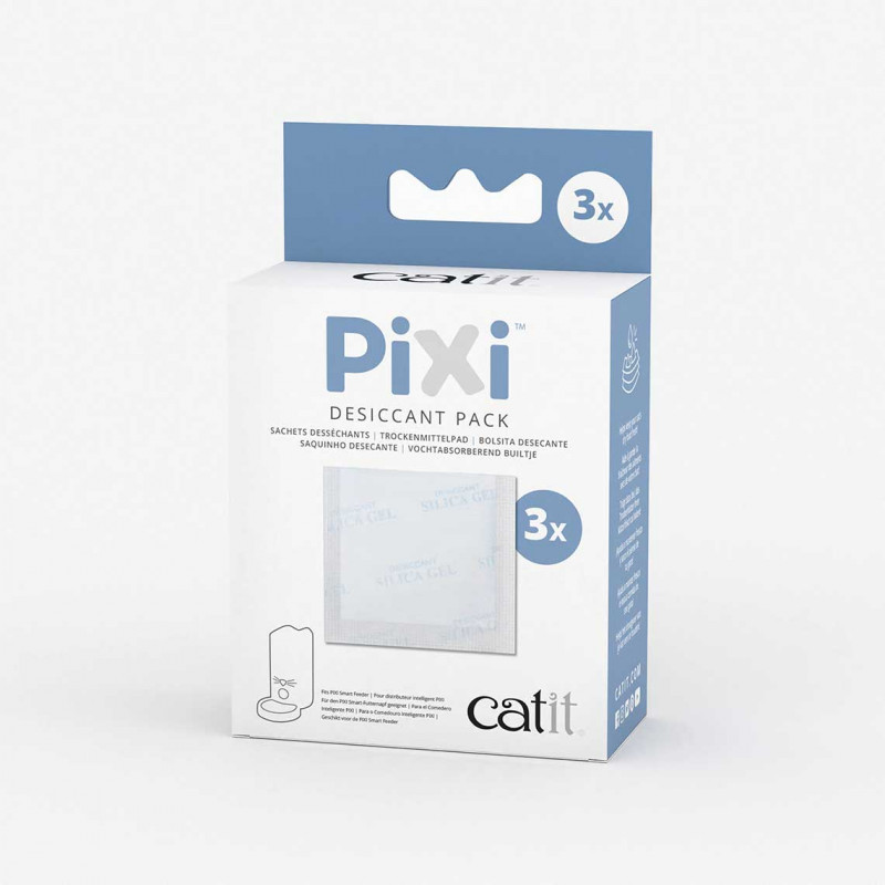 Bolsita desecante  para comederos automáticos Catit PIXI - Pack de 3
