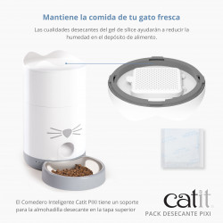 Bolsita desecante  para comederos automáticos Catit PIXI - Pack de 3
