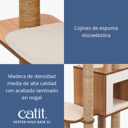 Árbol rascador para gatos Catit Vesper High Base XL