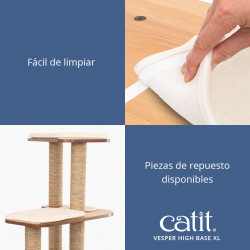 Árbol rascador para gatos Catit Vesper High Base XL