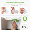 Soporte y almohadilla reductora de olores de gatos Catit Airsift Pod
