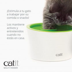 Comedero antivoracidad para gatos Catit Multi Feeder