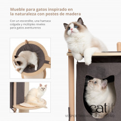 Árbol rascador para gatos Catit Vesper Treehouse
