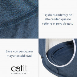 Cohete de juego plegable para gatos Catit Vesper Rocket