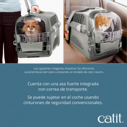 Transportín para gatos Catit Cabrio