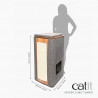 Árbol rascador para gatos Catit Vesper Cubo Tower - Piedra