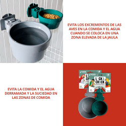Comedero para loros Lock & Crock HARI
