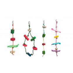 Kit para crear juguetes para loros Living World - 28 piezas