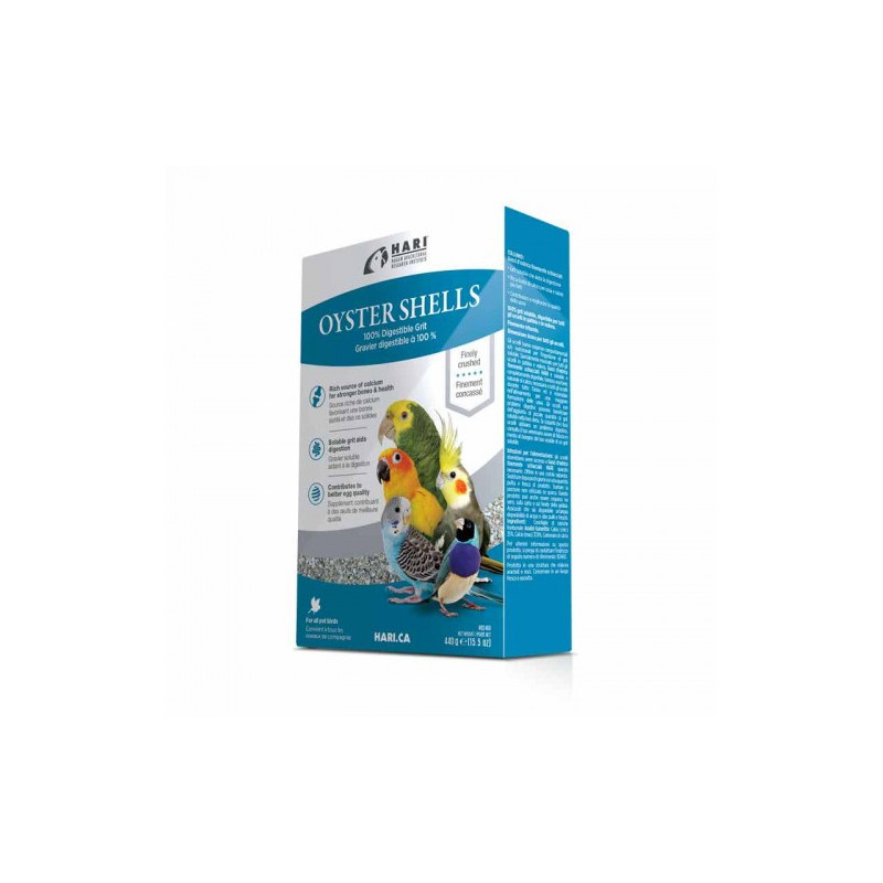 Ostras trituradas para aves HARI - 440g