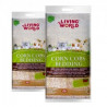 Lecho sanitario de maíz Corn Cobs con fragancia a fresa Living World