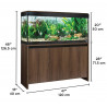 Acuario con iluminación LED bluetooth Fluval Roma de 240L