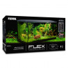 Acuario de agua dulce de diseño Fluval Flex de 123L