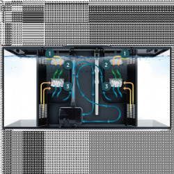 Acuario de agua dulce de diseño Fluval Flex de 123L