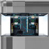 Acuario de agua dulce de diseño Fluval Flex de 123L