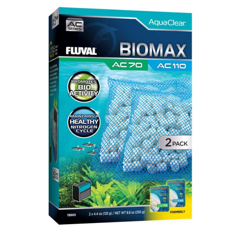 Canutillos Biomax para filtro AquaClear Fluval AC