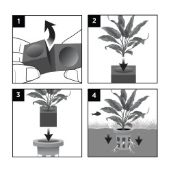 Cestas de plantado para plantas acuáticas Fluval